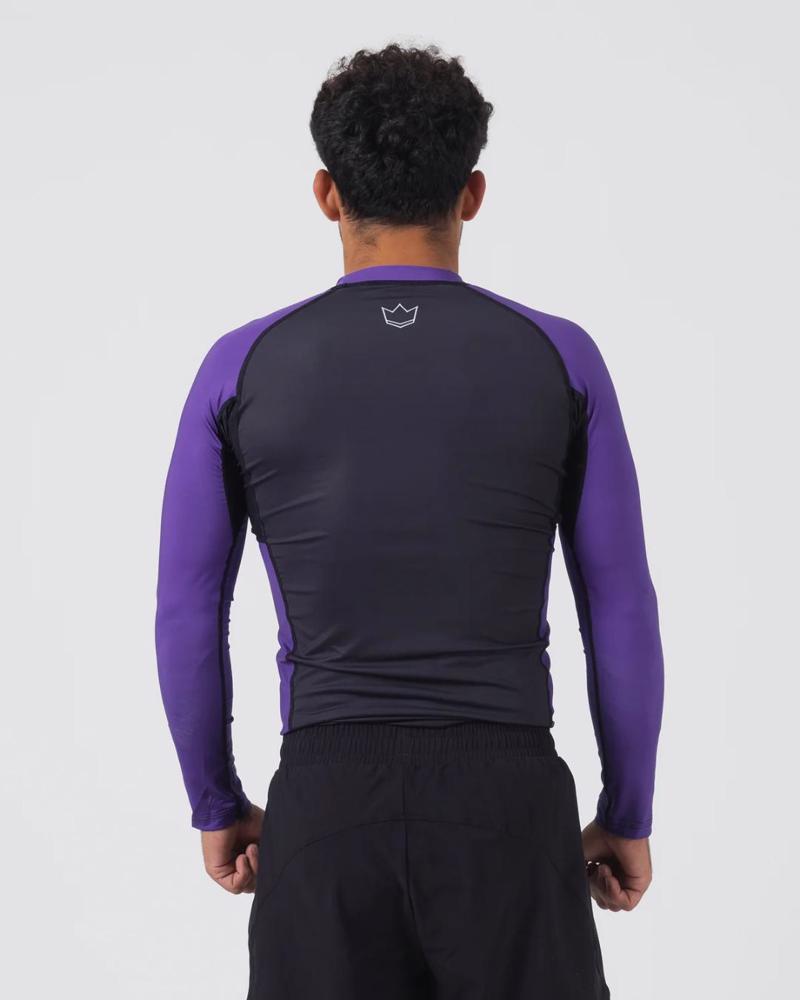 KINGZ Ranked Performance V2 L/S Rashguard-purple